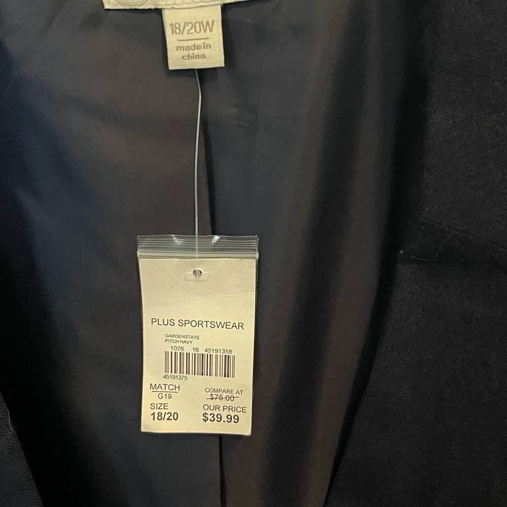Cato Dark Blue Women's Blazer - Picture 2 of 2